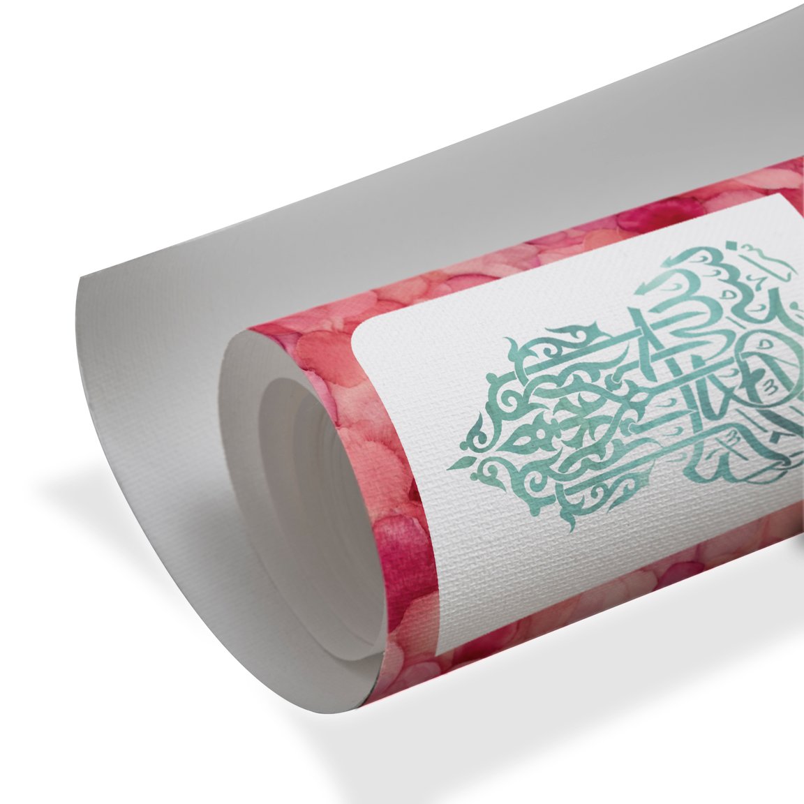 Blossom Tranquility – Pastel Islamic Calligraphy Luxury Wall Art - Image 4