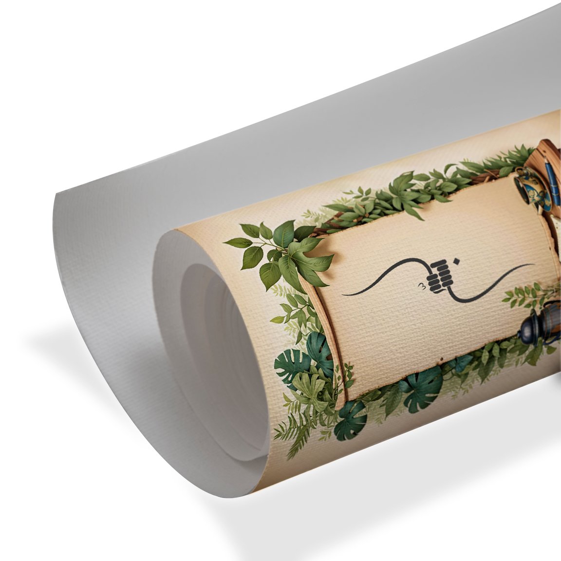 Bismillah Serenity – Botanical Islamic Calligraphy Luxury Wall Art - Image 4